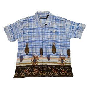 Pelle Pelle Marc Buchanan Hawaiian Vintage Shirt 3XL Street Wear Single Stitch